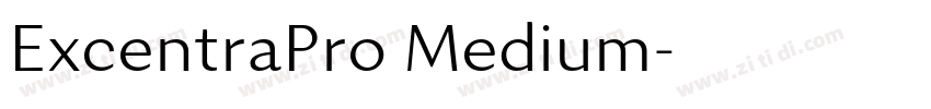 ExcentraPro Medium字体转换
